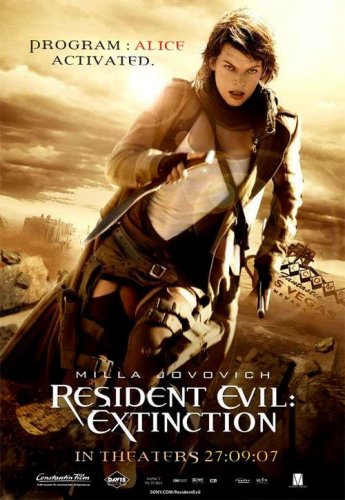 Resident Evil Extinction 2007 Title Resident Evil Extinction 2007 